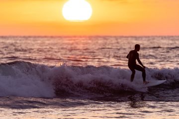 Ocean Beach Sunset Surf